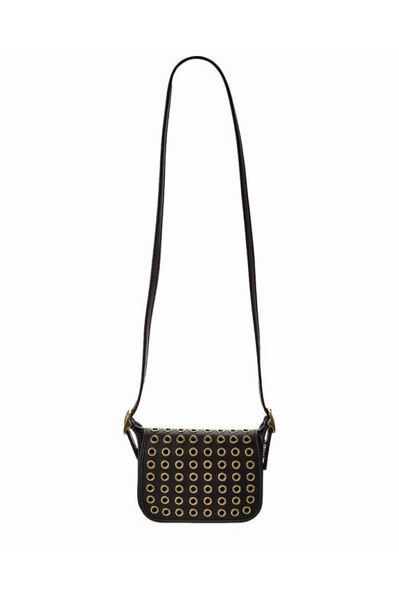 The Coach Originals Grommets Patricia Legacy Leather Bag, Black