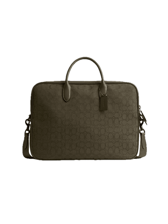 Theo Work Bag In Signature Jacquard