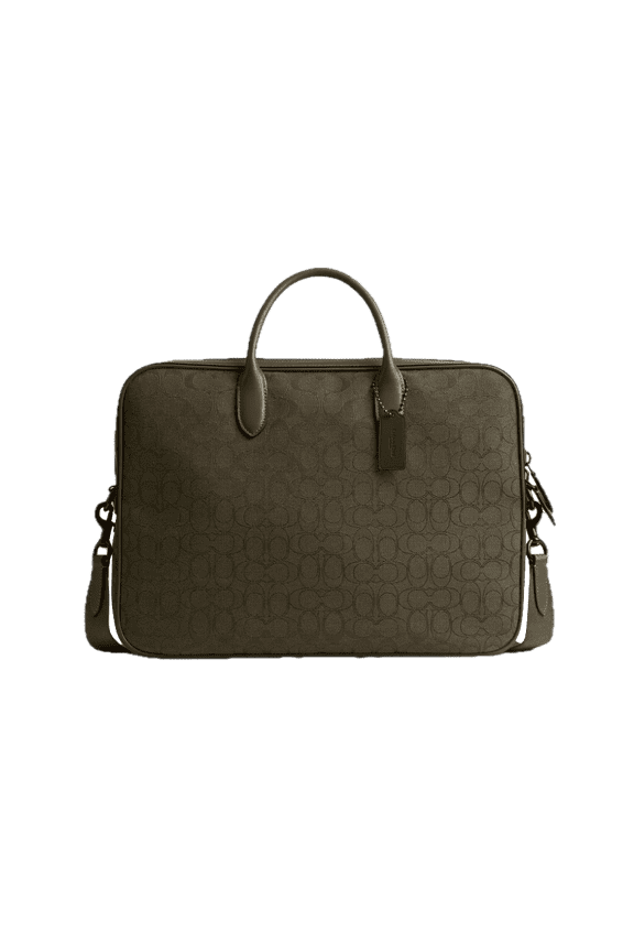 Theo Work Bag In Signature Jacquard