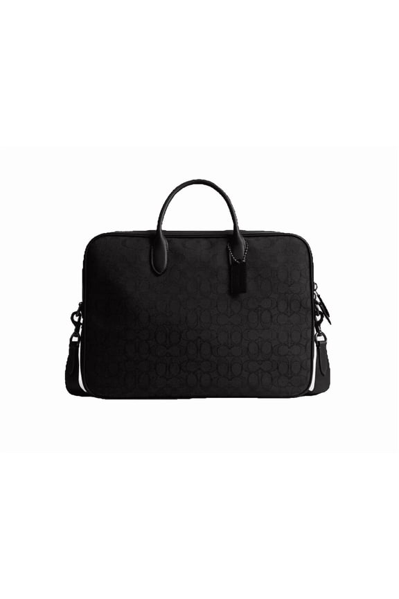 Theo Work Bag In Signature Jacquard
