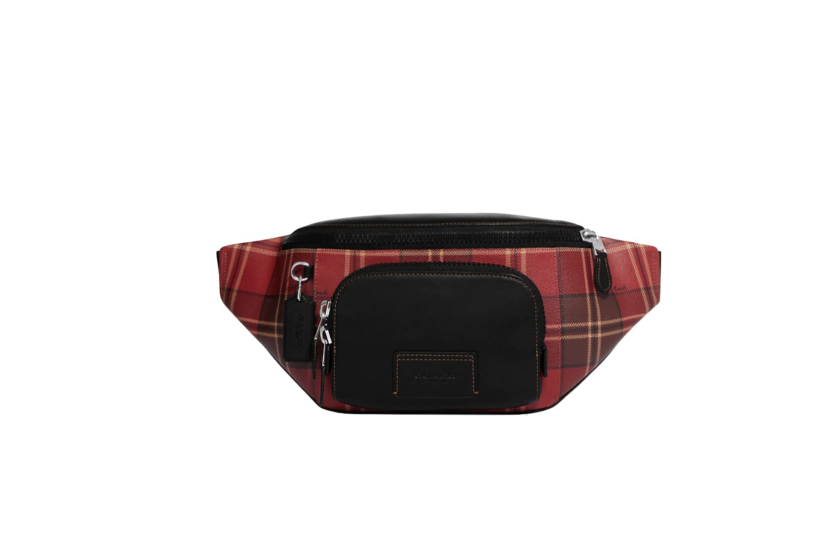 coach red belt bag