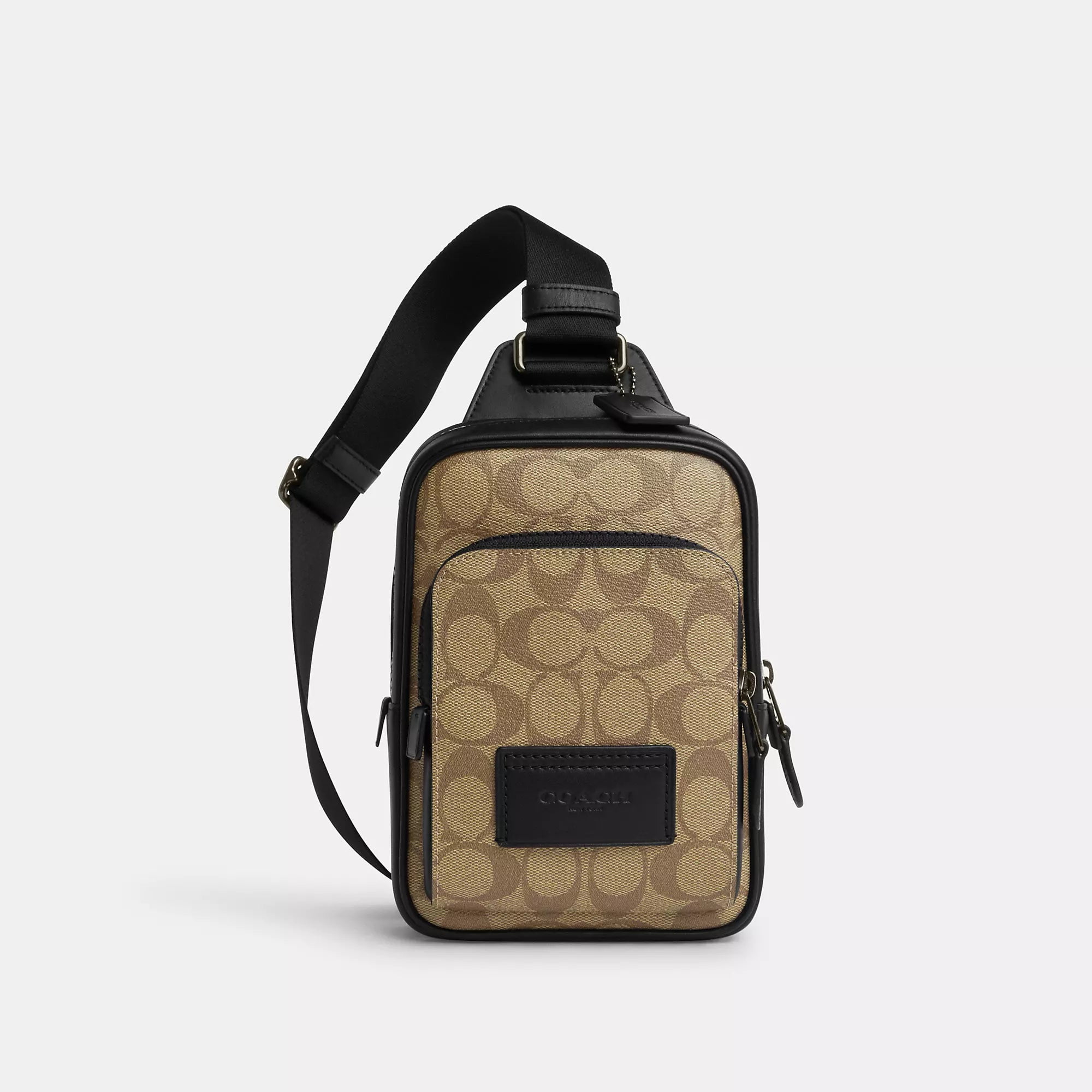 COACH☆TRACK PACK IN SIGNATURE CANVAS Coach Track Pack 14 In Signature Canvas - Walmart.com