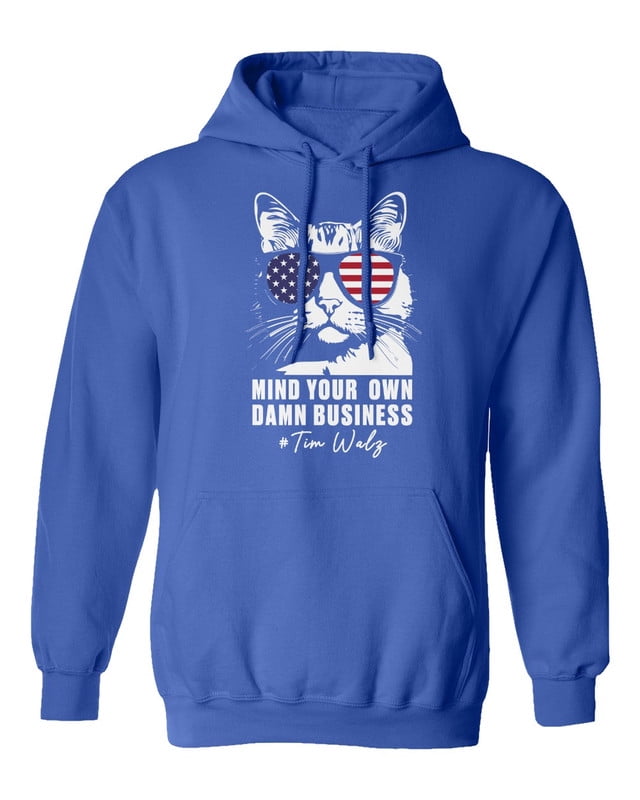 Coach Walz Quote American Cat Elections Design Unisex Hooded Sweatshirt ...