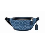 COACH Coach Warren Mini Signature Denim Fanny Belt Womens Bag