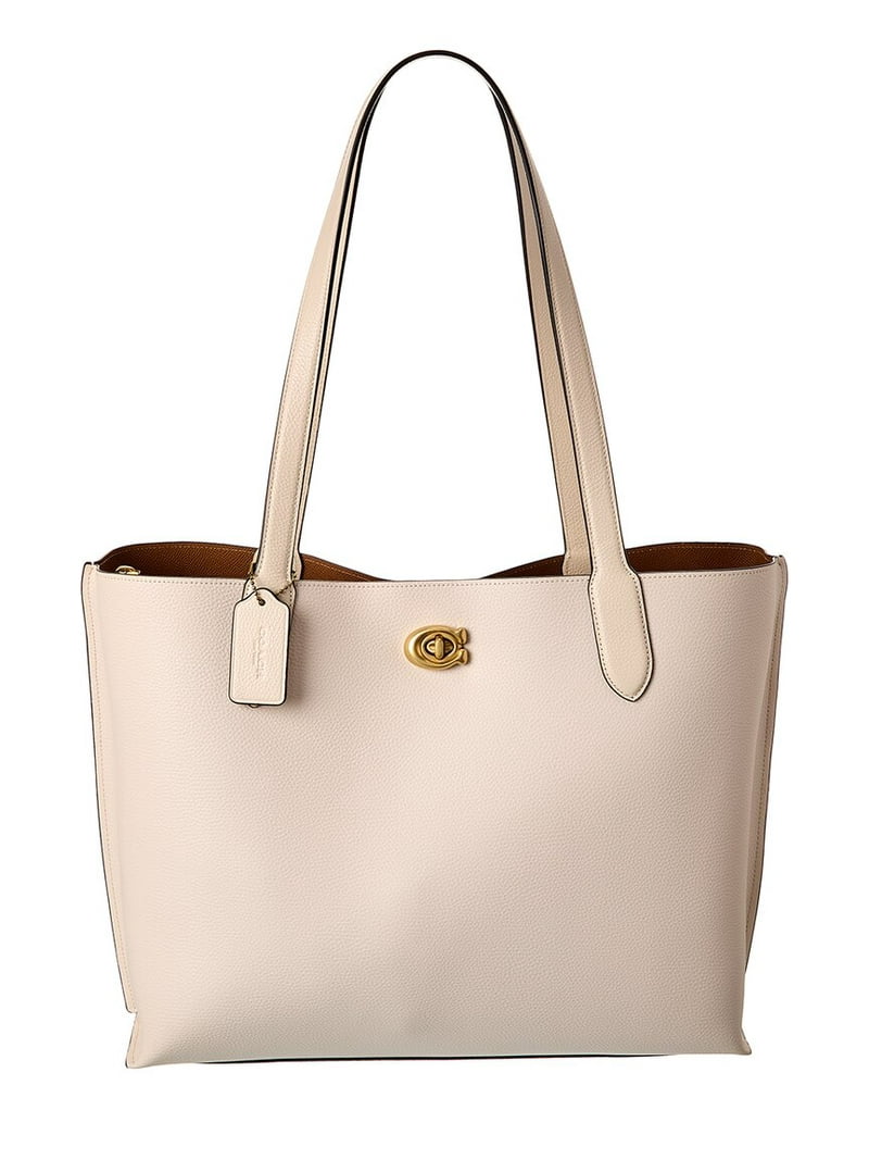 Coach Willow Leather Tote 38, White - Walmart.com