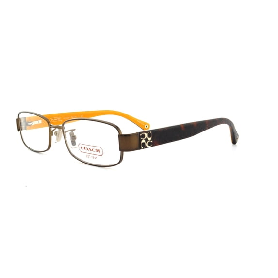 Coach Women Rectangular Eyeglasses Brown 50mm