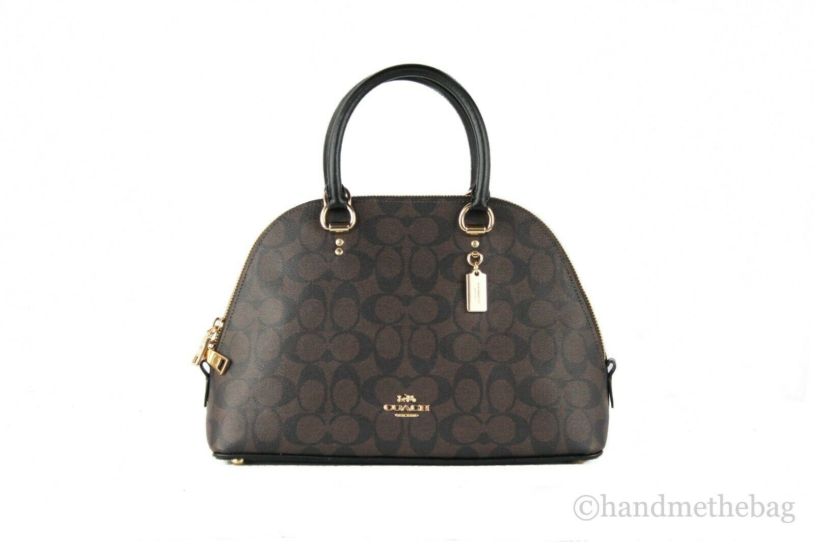 Coach Bags | Coach Katy Satchel in Signature Canvas | Color: Black/Brown | Size: Os | Thanhthuy2401's Closet