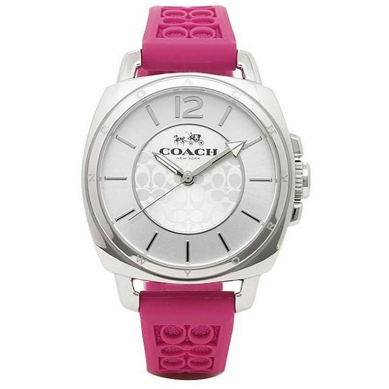 Coach Women's Boyfriend Watch with Silicon Rubber Strap 34mm Coach Women's Boyfriend Watch with Silicon Rubber Strap 34mm