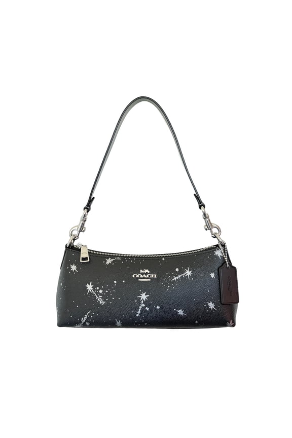 Women's Charlotte Small Shoulder Bag With Star Print (Black Multi)