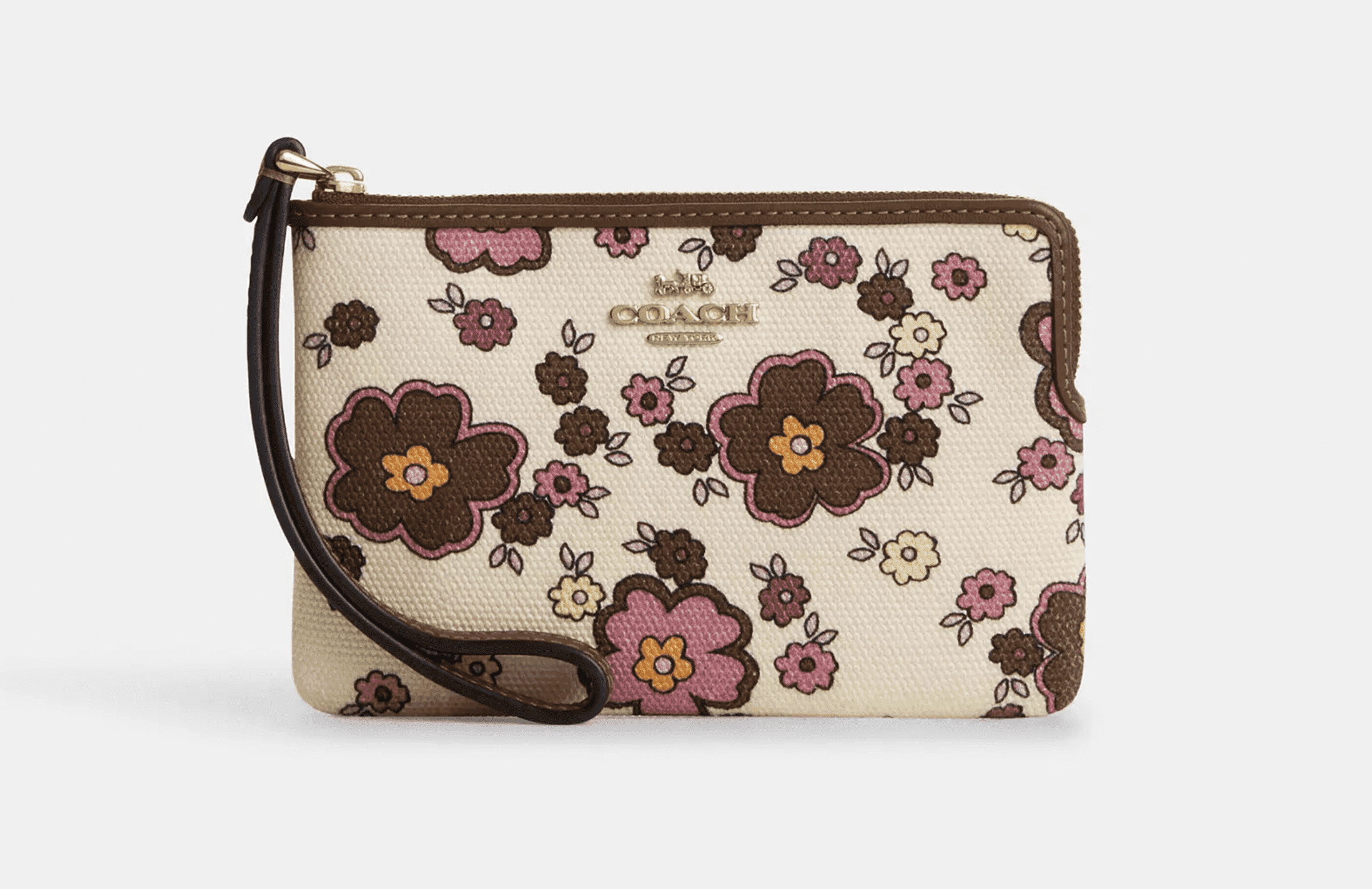canvas/Gold/Chestnut Tropical Floral