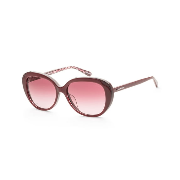 Coach Women's Fashion HC8289F-55848H55 55mm Burgundy Glitter Sunglasses