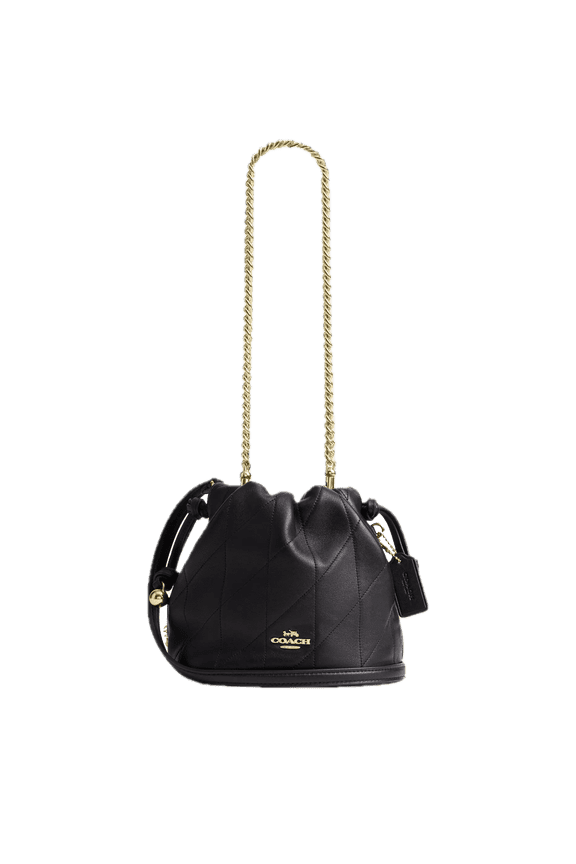 Women's Faye Mini Drawstring Bag With Quilting
