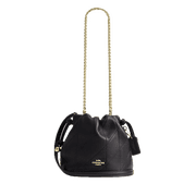 Coach Womens Faye Mini Drawstring Bag With Quilting