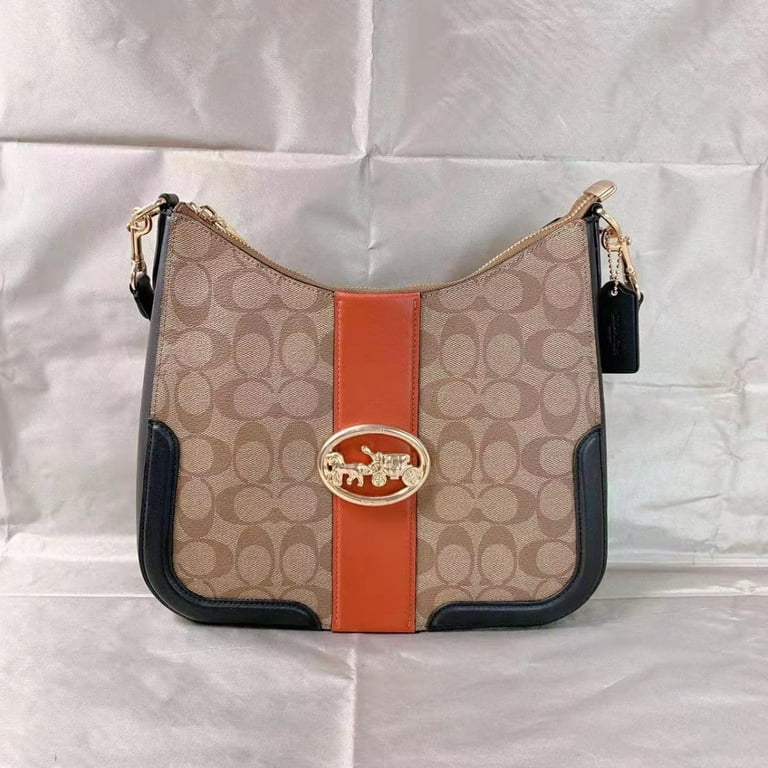 Coach shop colorblock hobo