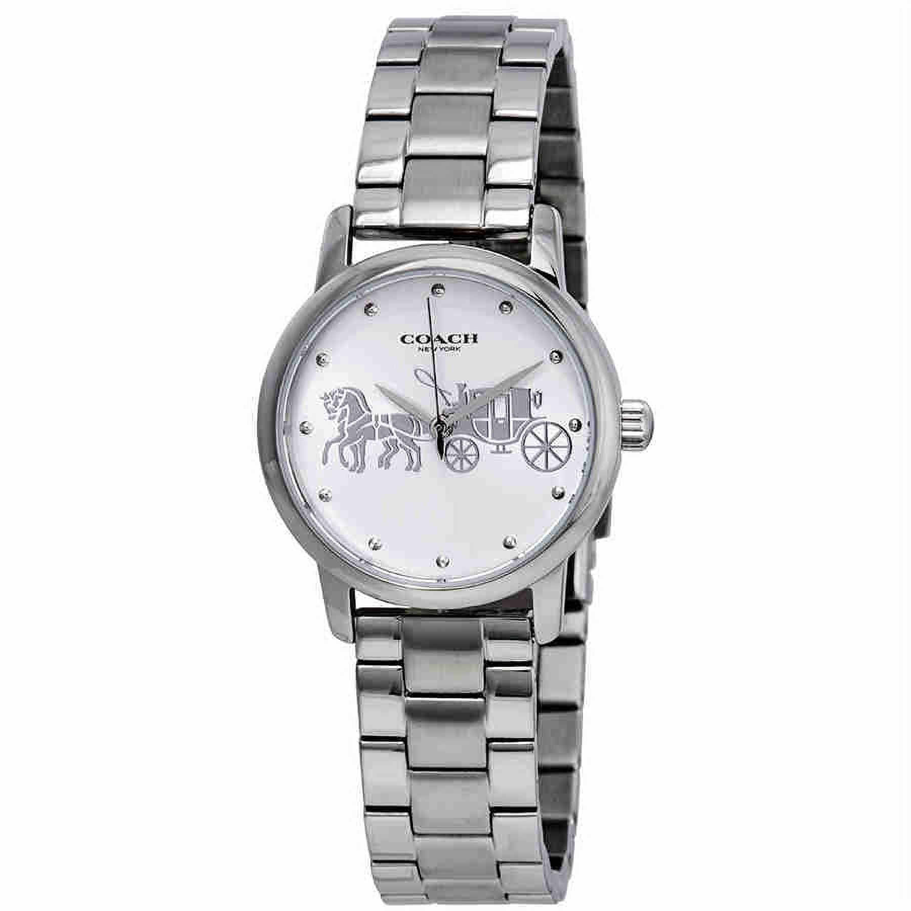 Coach Women s Grand White Dial Watch 14502975