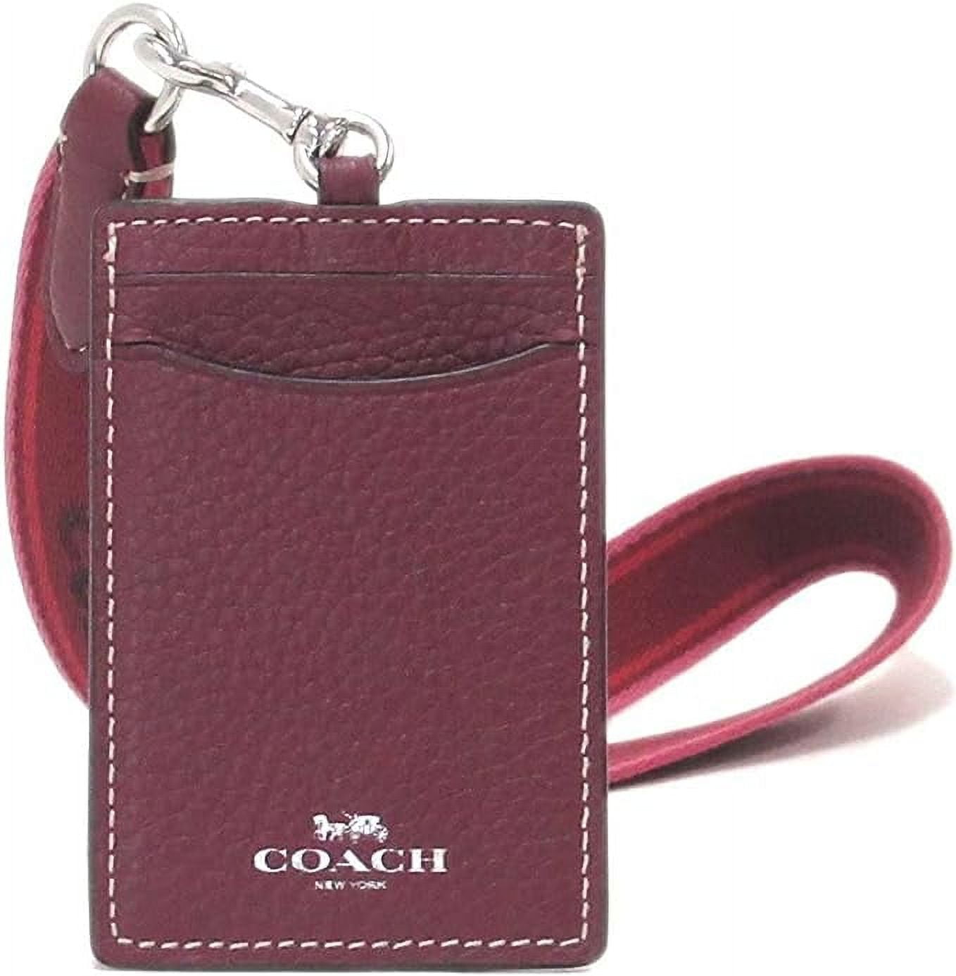 Coach lanyard wallet cheap