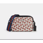 Coach Women s Jamie Camera Crossbody Bag with Floral Print Chalk / Black Multi