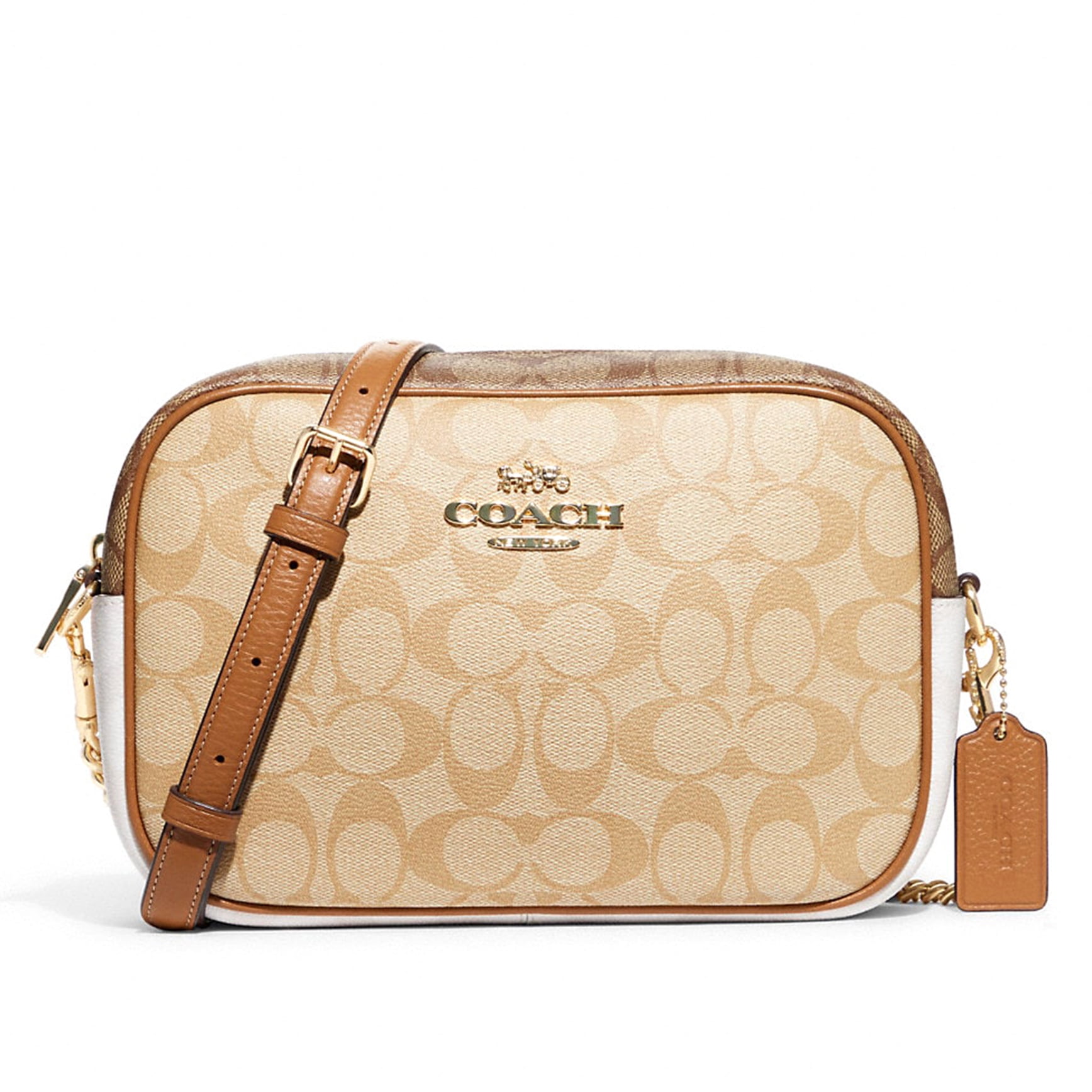 バッグ Coach Jamie Camera Bag Leather Beige s-l400.jpg