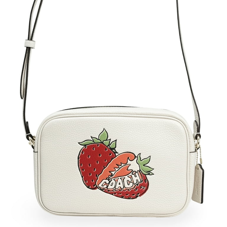 Coach Women's Jamie Camera Crossbody Bag with Strawberry Print