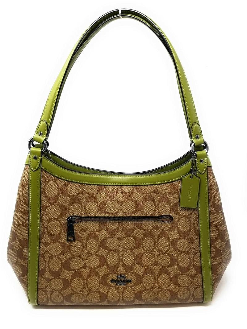 Coach Women's Kristy Shoulder Bag (Signature Canvas - Khaki