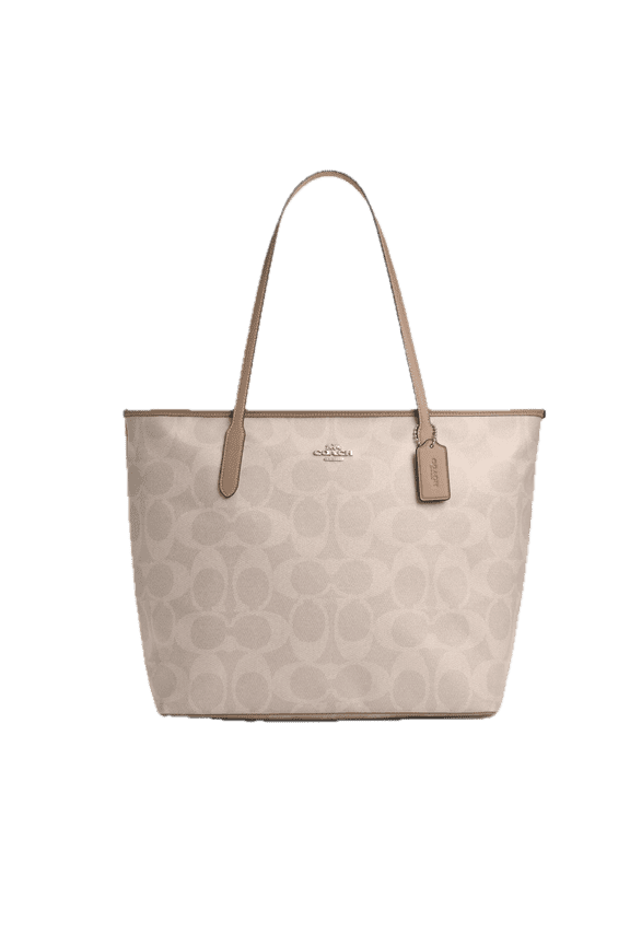 Women's Large City Tote Bag In Maxi Signature Canvas