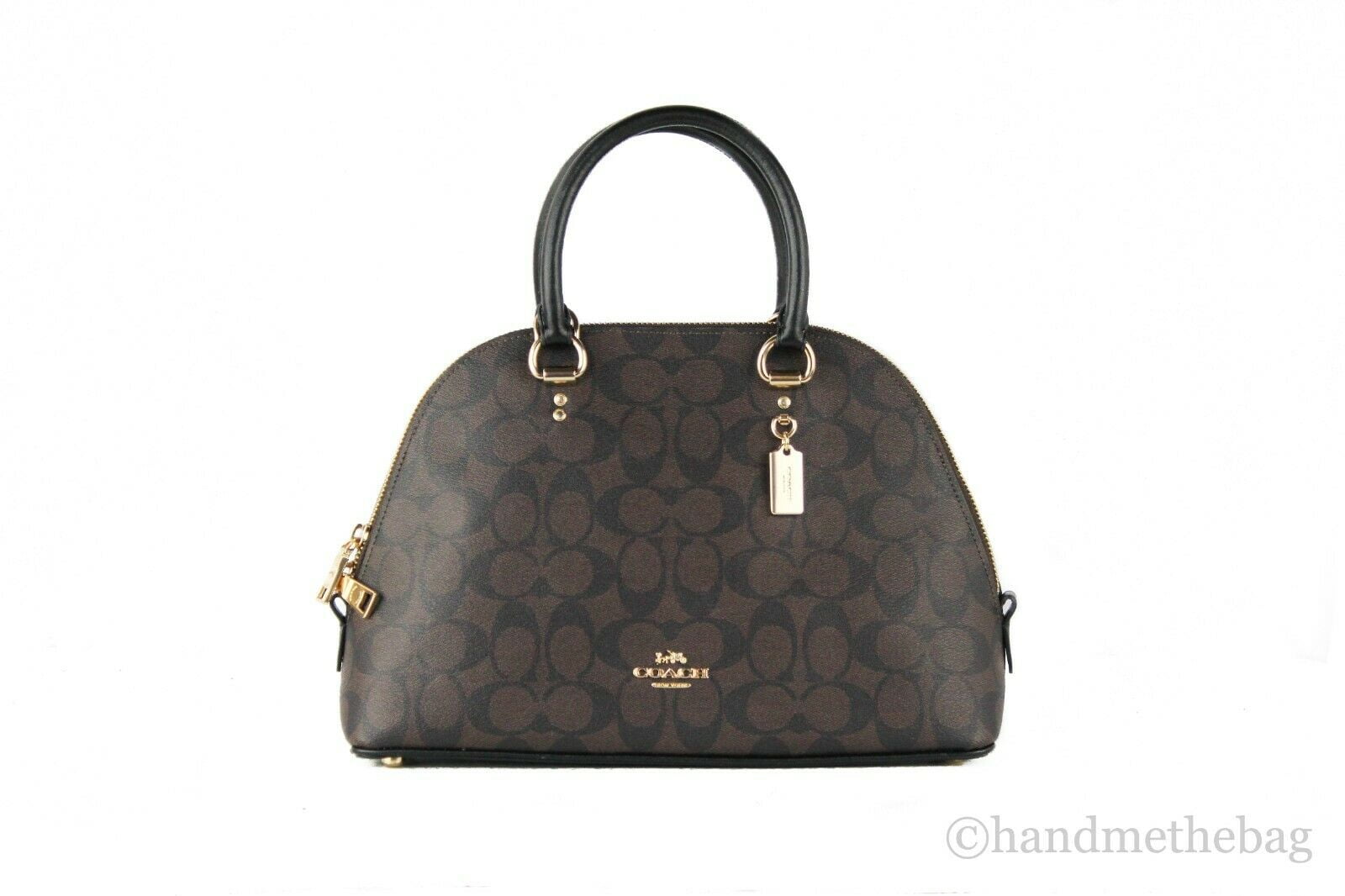 バッグ COACH Dome Sachel Bag grain leather 2way COACH Cross Grain Leather Mini Cora Dome Satchel Colorblock