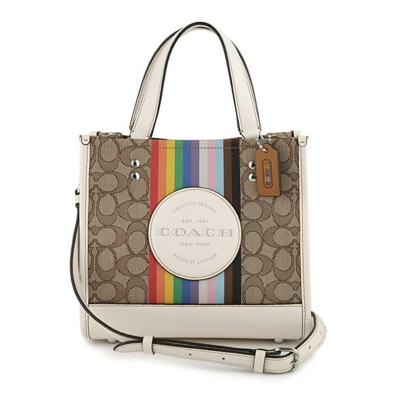 Coach Women’s Leather Signature Jacquard, Khaki