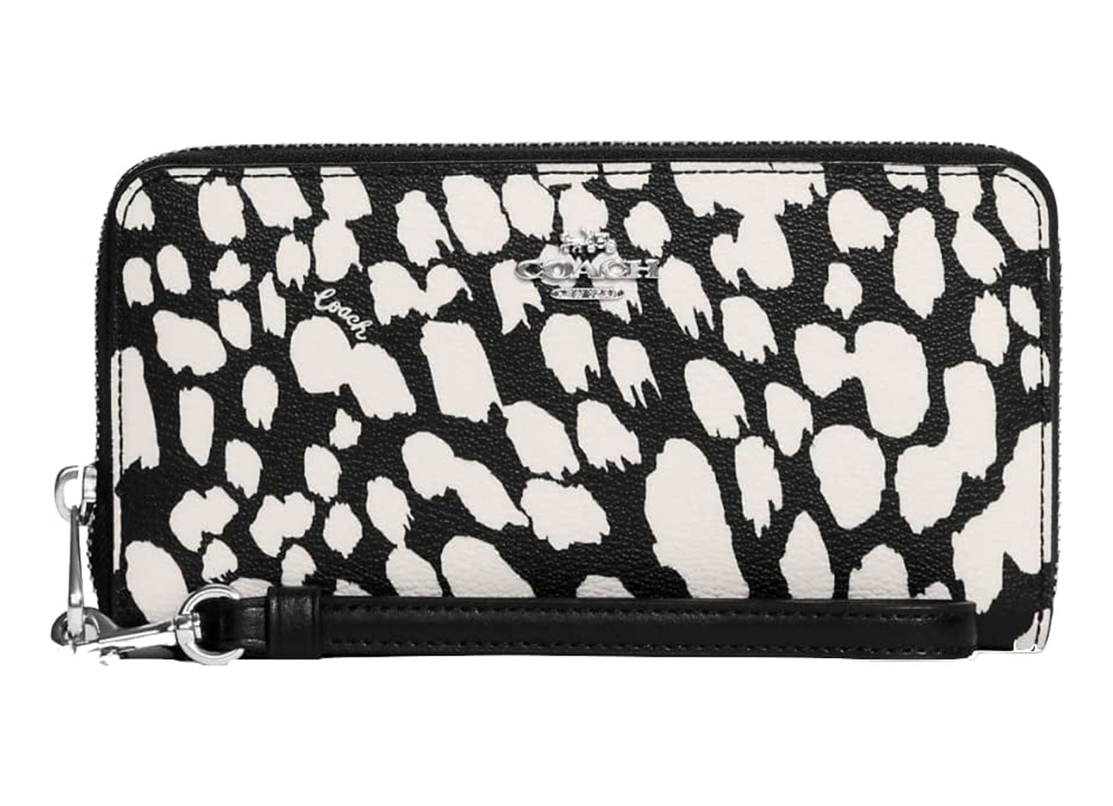 Coach animal print wallet hotsell