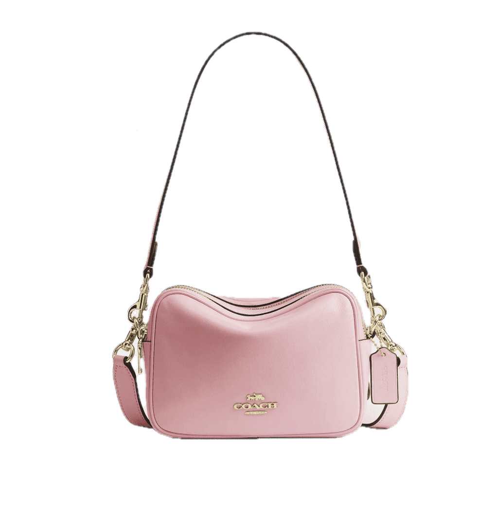 Coach, Women's Mini Carey Crossbody Bag, Pink, Leather - Walmart.com