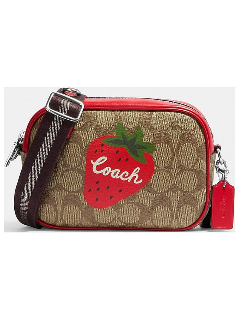 バッグ Coach Signature Accessory Pouch Bag red Coach Women's Mini Jamie Top Zip Camera Crossbody Bag in