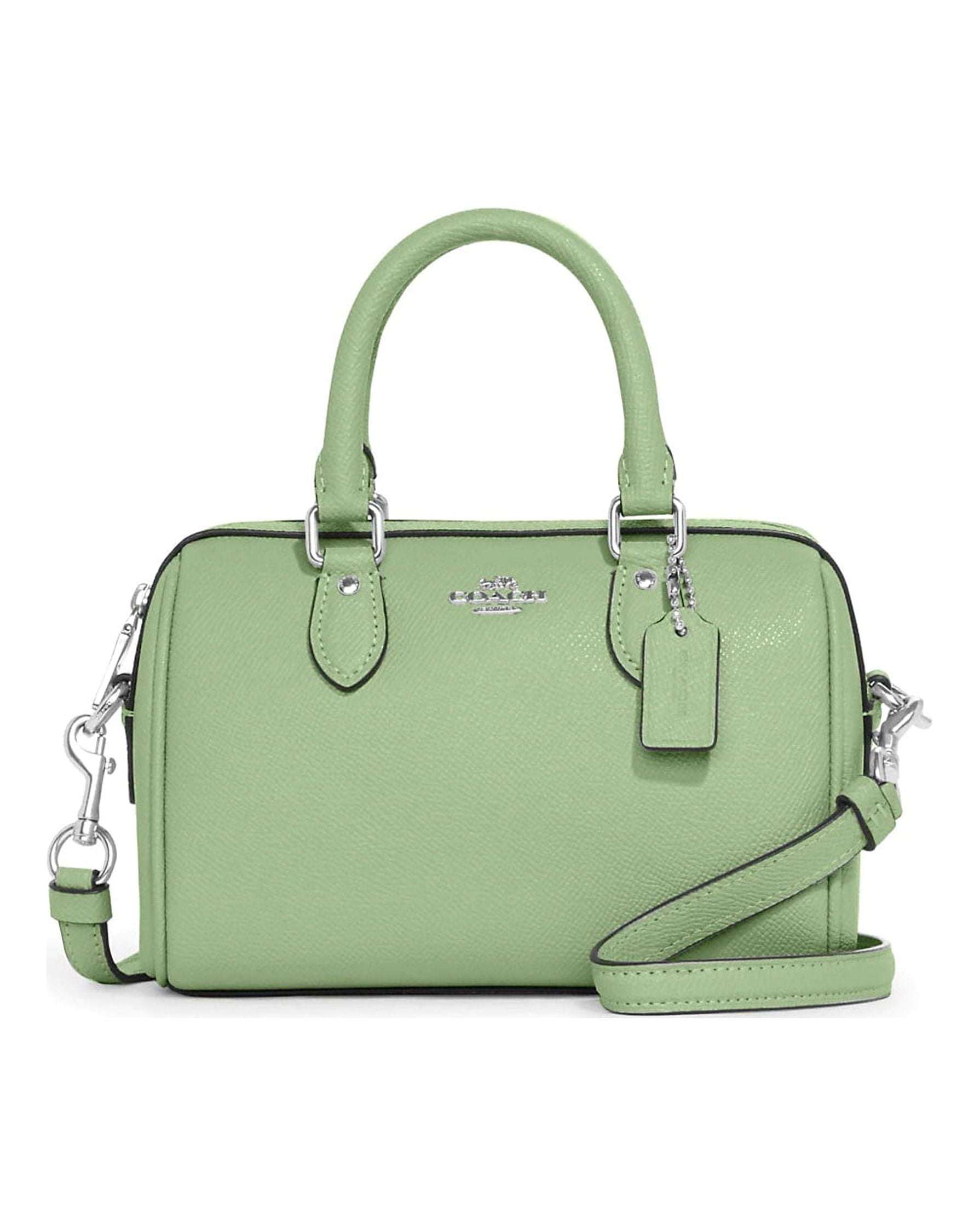 Small green coach purse store