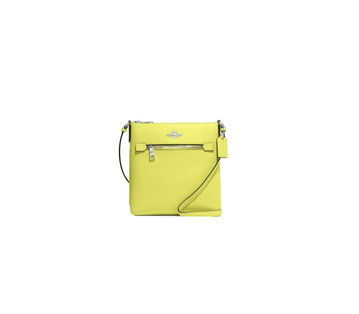 COACH ミニバッグ Coach Women's Mini Rowan Top Zip File Crossbody Bag in Crossgrain