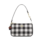 Coach Womens Nolita 19 Bag With Gingham Print And Charm