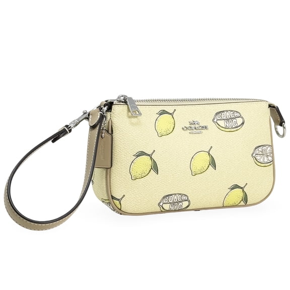 Coach Women's Nolita Small Convertible Wristlet with Lemon Print (Garden Glade Multi)