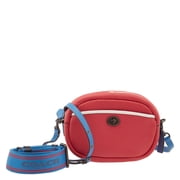 Coach Womens Pebbled Leather Small Camera Crossbody Bag