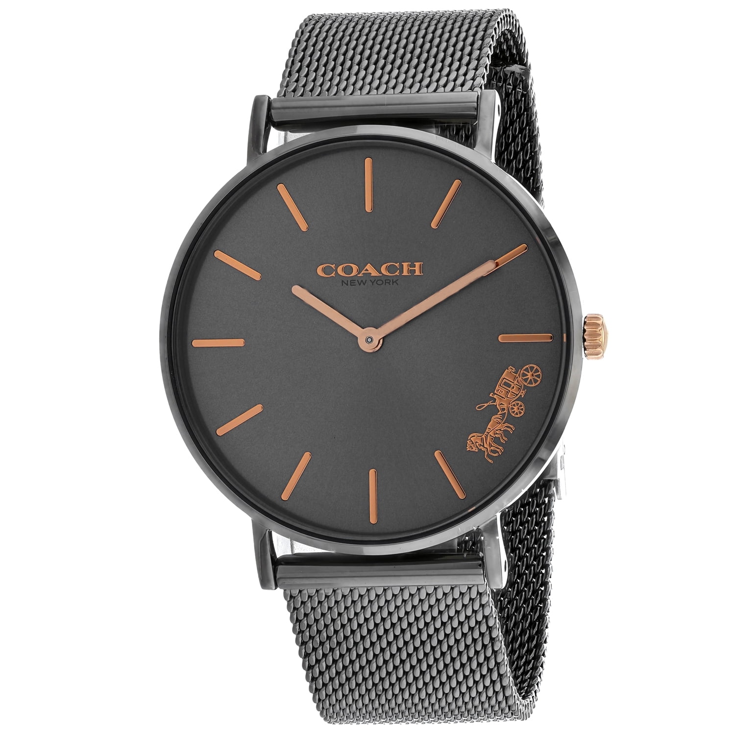 Coach gunmetal watch Coach Grand Quartz Dark Grey Dial Gunmetal-tone Ladies Watch  main image 3