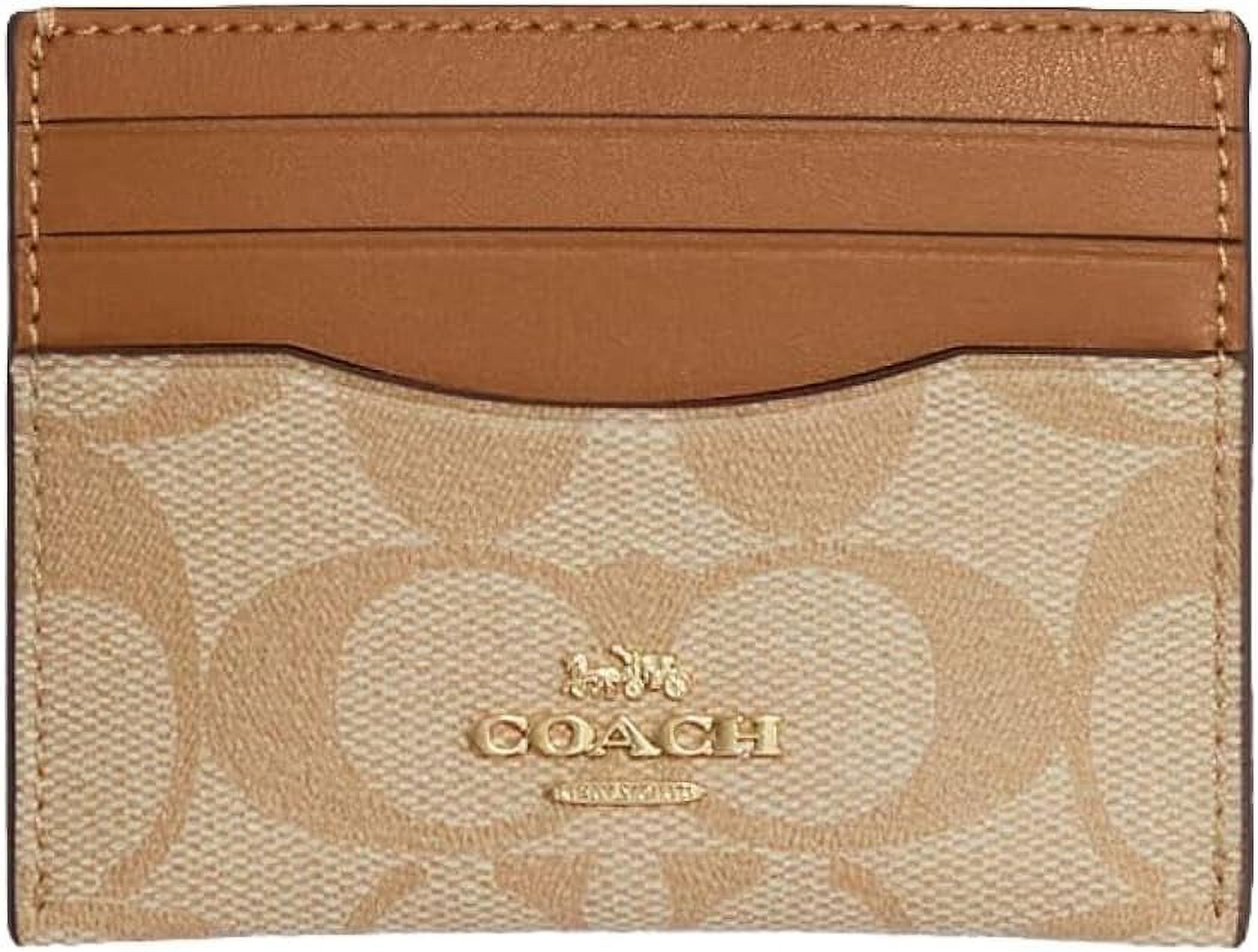 Coach Slim Id Card Case With Puffy Diamond Quilting (Mist