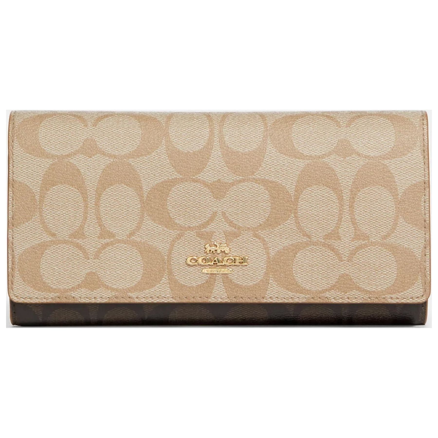 Trifold wallet in signature canvas sale