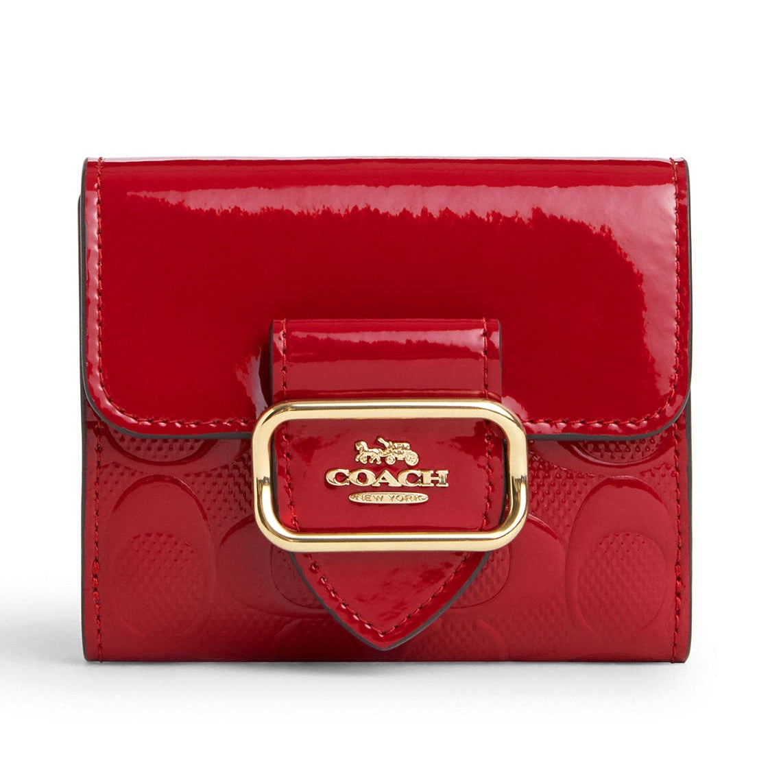 Red coach wallet new arrivals