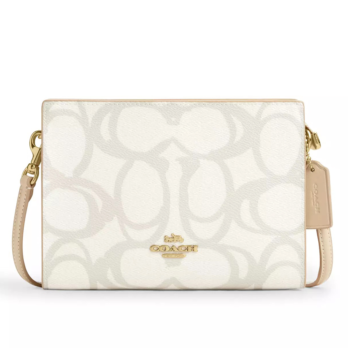 Womens Small Slim Crossbody Bag in Sketch Signatur