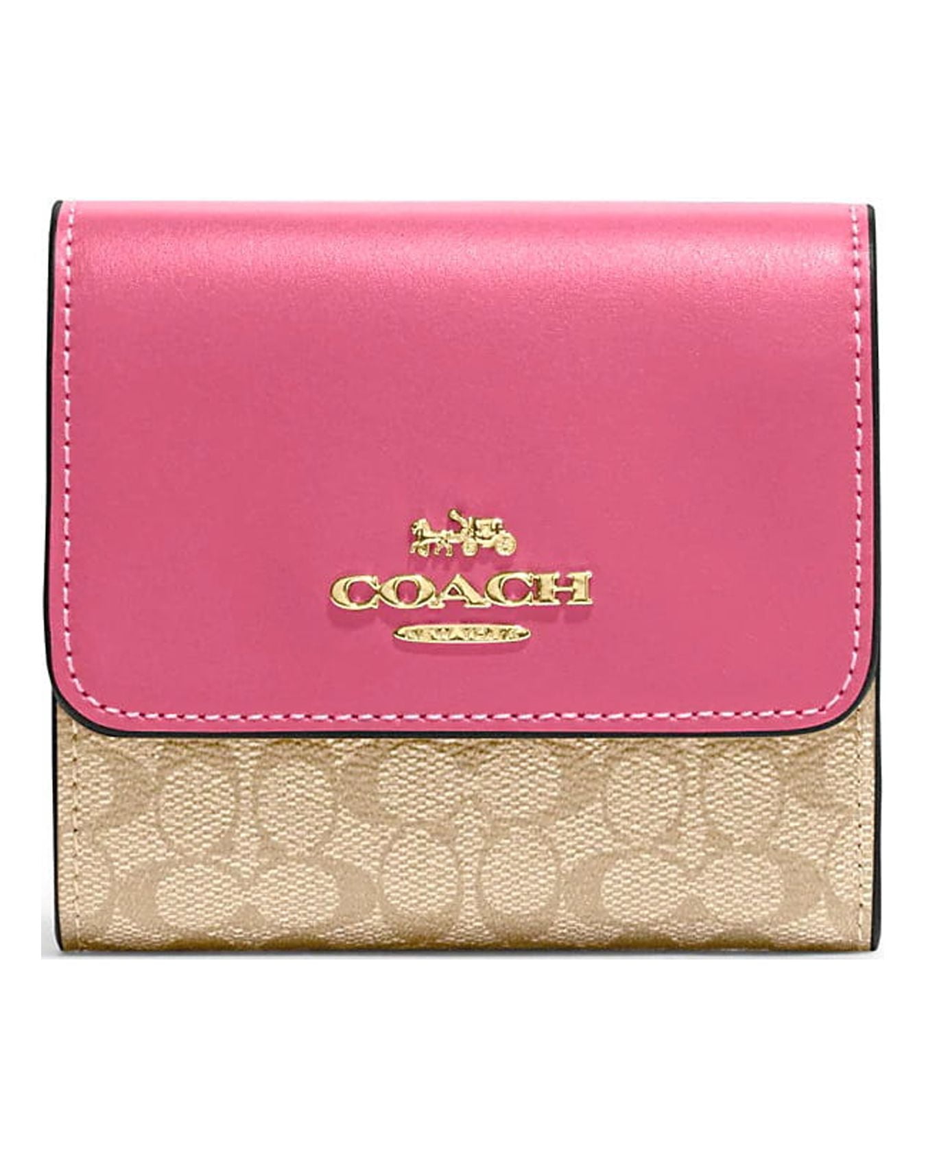Coach Womens Small Trifold Wallet In Colorblock Jamaica Ubuy