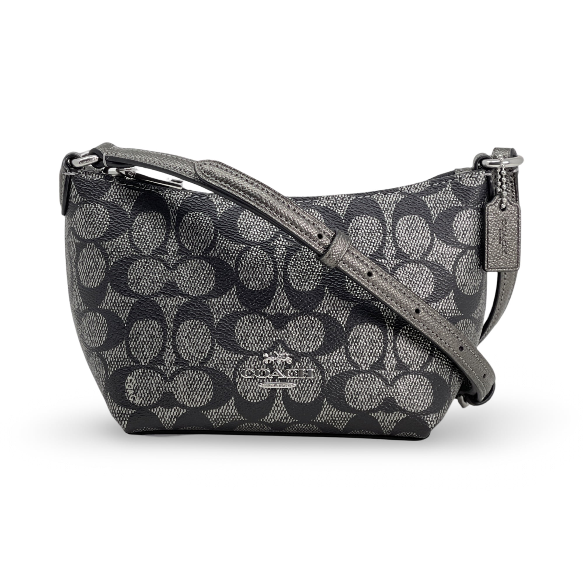Coach Women's Small Zip Top Crossbody Bag in Crossgrain Coach Women's Small Zip Top Crossbody Bag in Crossgrain