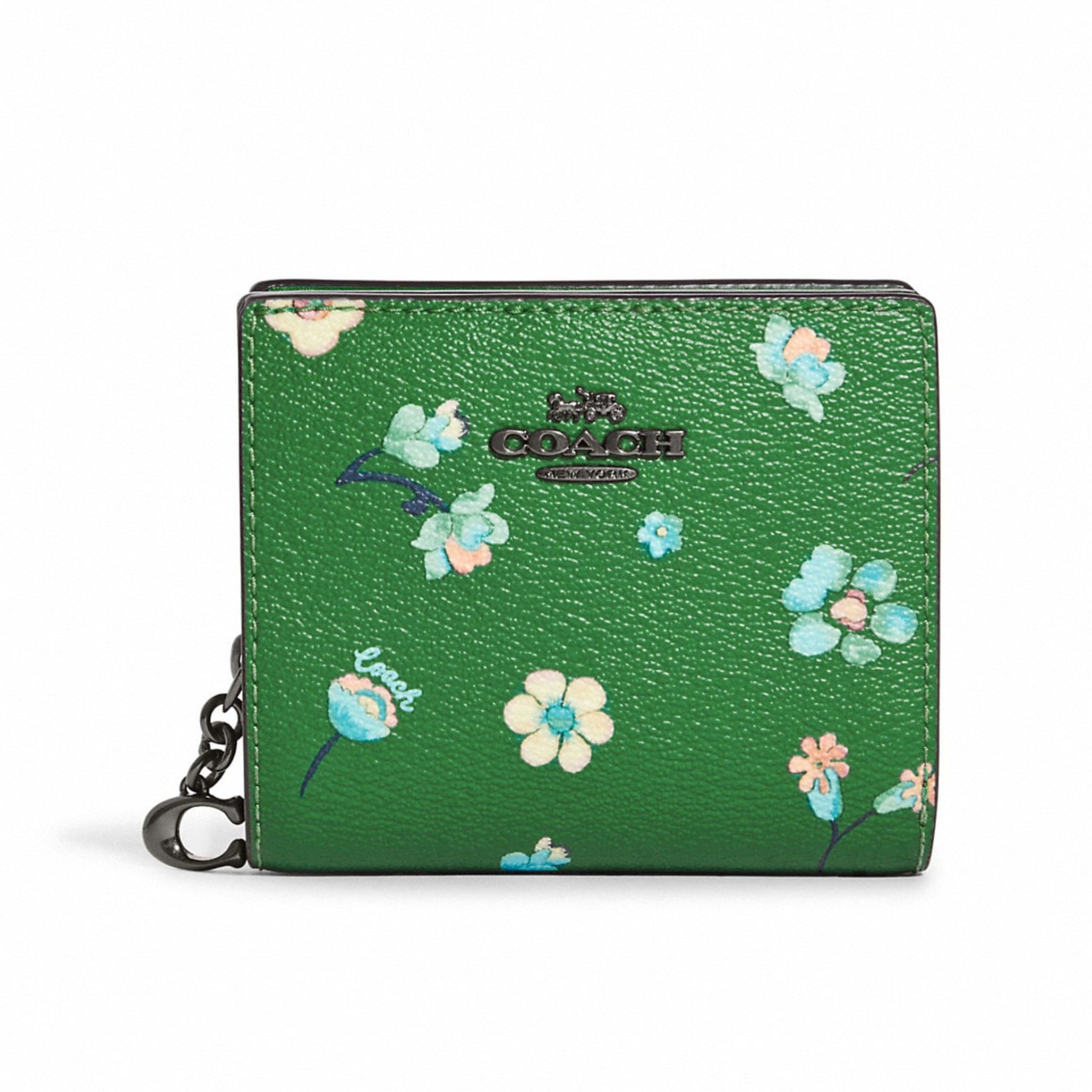 Olive green coach wallet hotsell