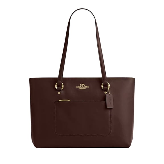 Coach Women’s Station Tote Bag in Shiny Smooth Leather