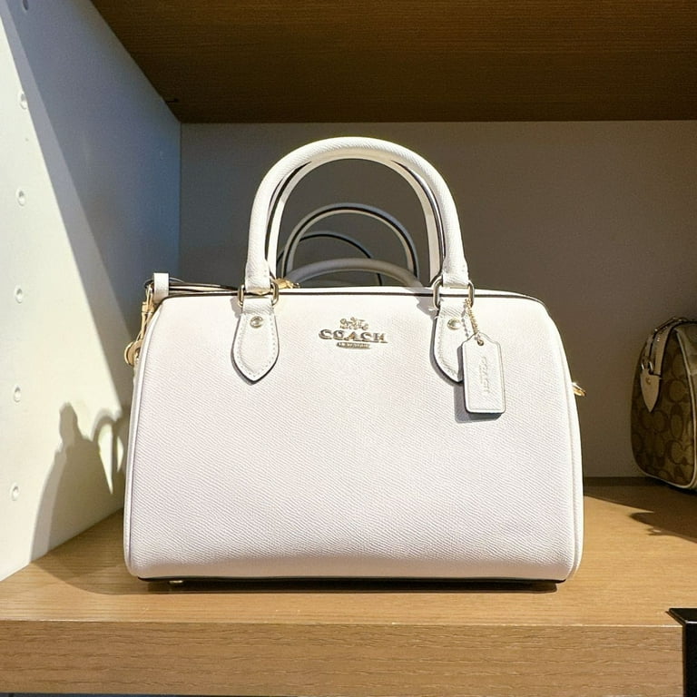 Leather White Coach Purses Coach Leather Handbag CH322