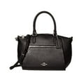 thumbnail image 1 of Coach by Coach Women's Polished Pebble Leather Satchel, Black, 1 of 1