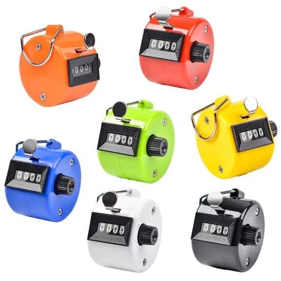 Coaches Handheld Counter Tally Counter 4-Digits Number Count Clickers Counter