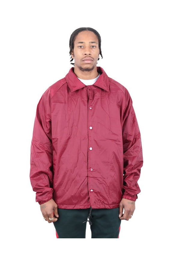 Coaches Jacket - BURGUNDY - L