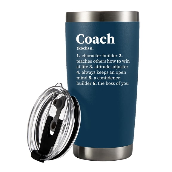 Coaches Noun Definition Sports Coaches Gifts Vacuum Insulated Tumbler Blue 20oz