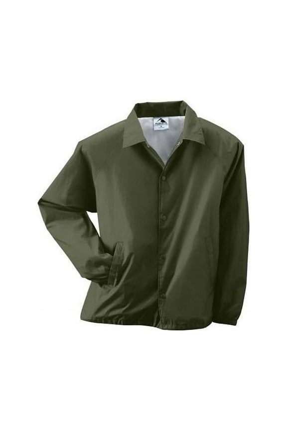 Coachs Jacket, Olive Drab Green - 2XL